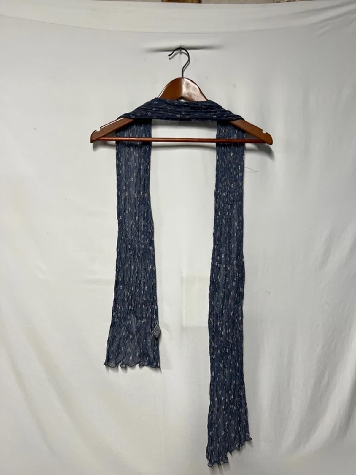 Vintage Peony Ladies Scarf | Blue Floral