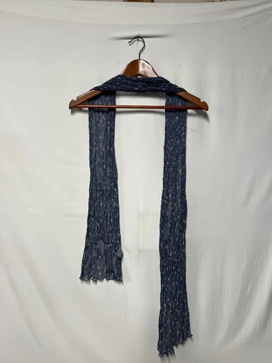 Vintage Peony Ladies Scarf | Blue Floral