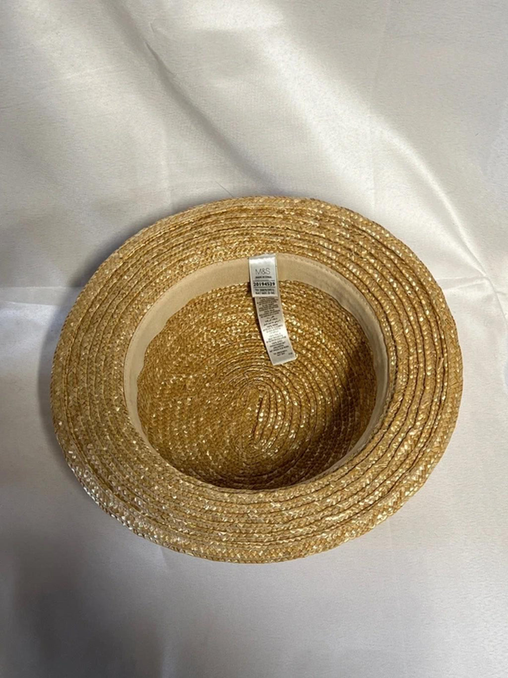 M&S | Ladies Straw Hat | With Bow | One Size