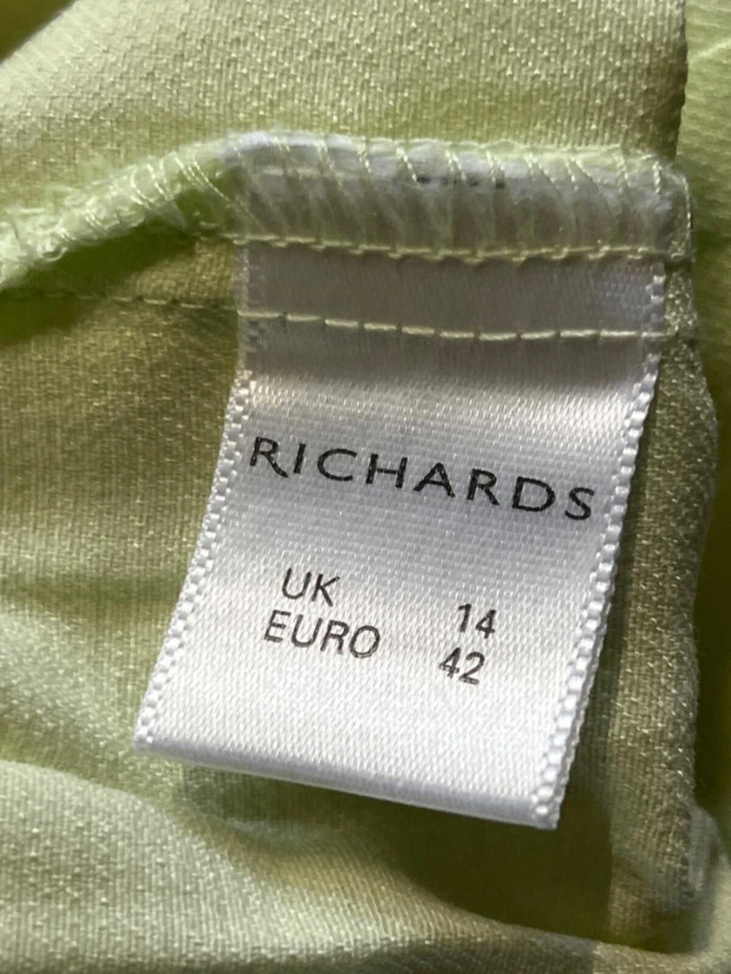 Richards | 14 | Lime/Limoncello Vest Top | Viscose/Polyester