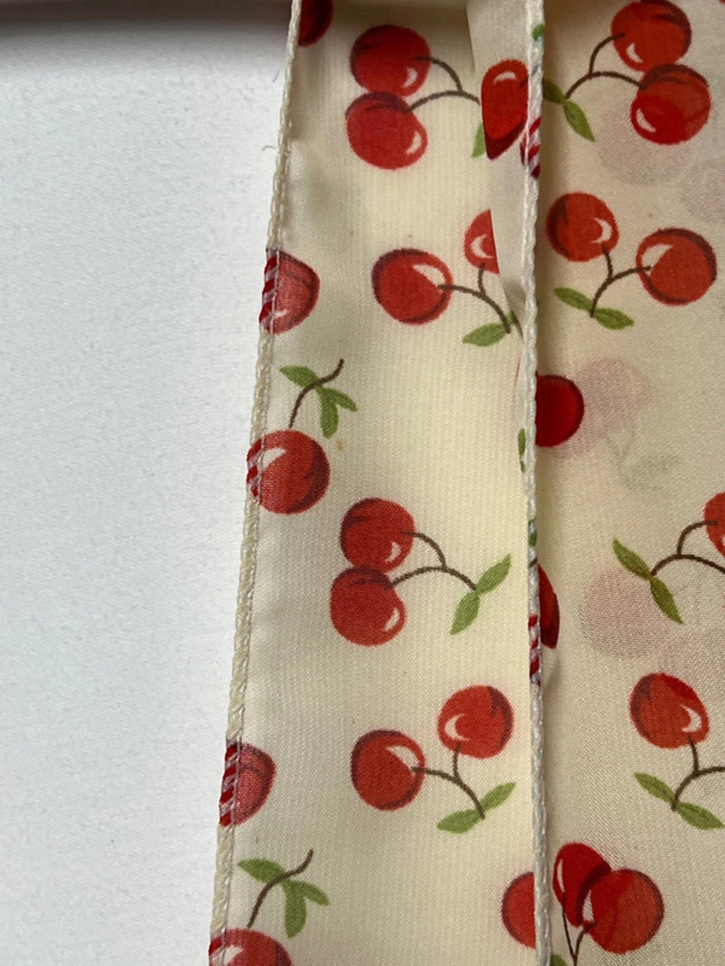 Vintage Cherry Ascot/Scarf/Neckatie