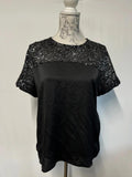 Dorothy Perkins | 8 | Black sparkly top |