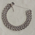 A 1960s hallmarked five row gate link bracelet