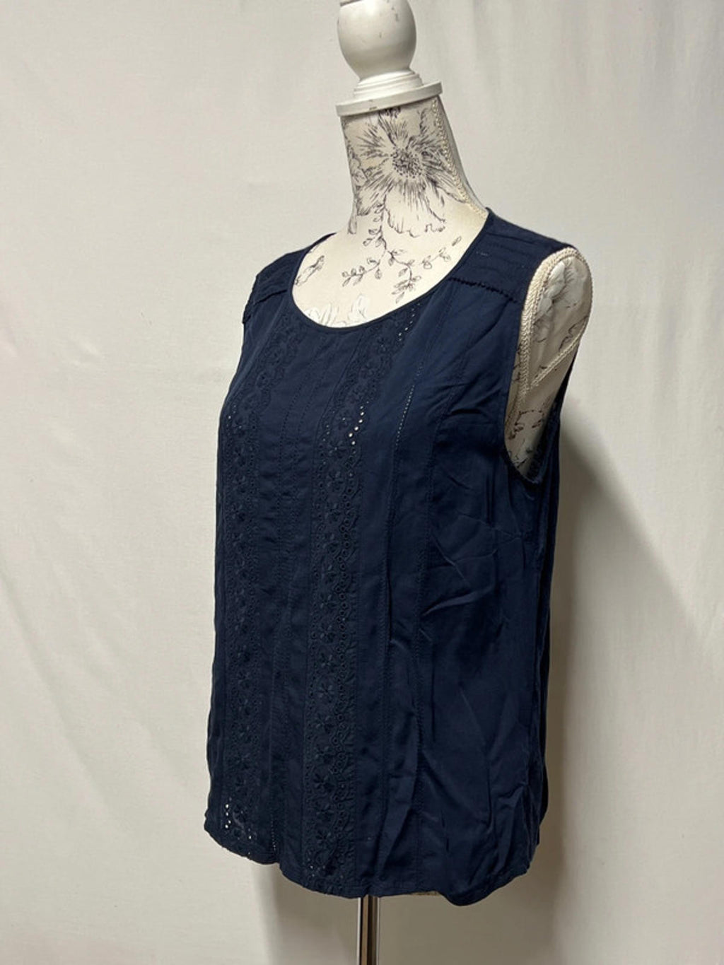Monsoon | 14 | Sleeveless Blouse | Navy