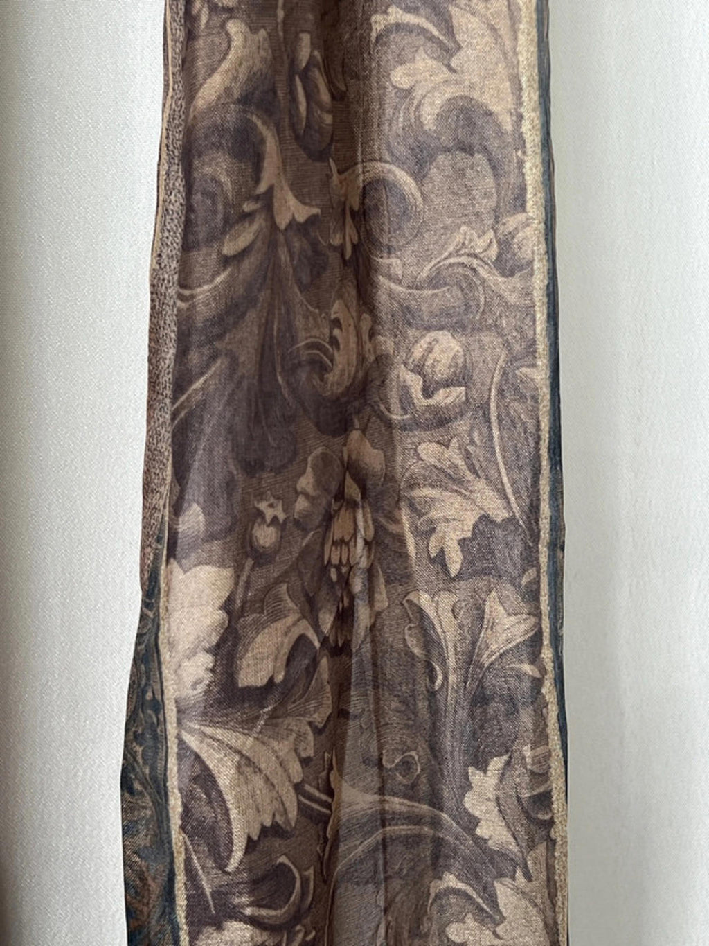 Khaki Green Italian Scarf | Like New