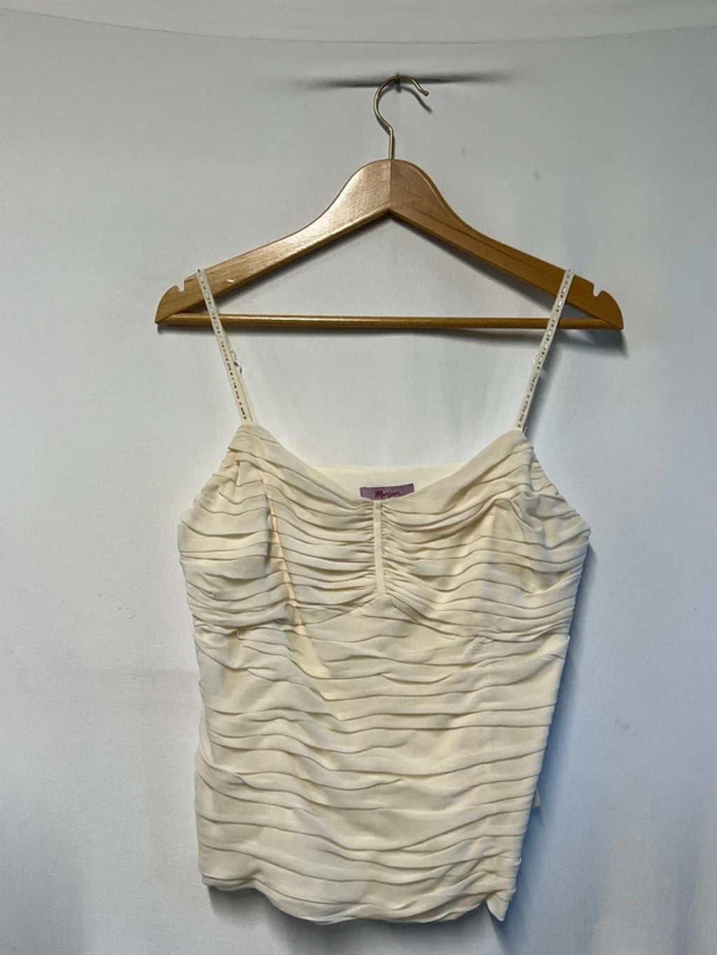 Vintage Y2K 90’s Monsoon| Size 14 | Layered Cream Cami |