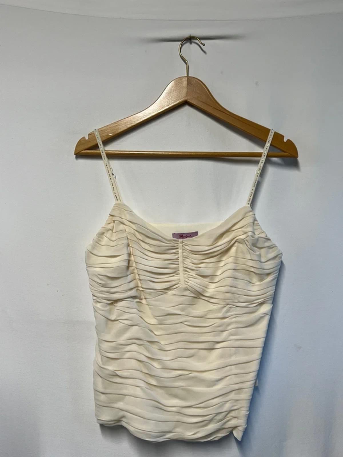 Vintage Y2K 90’s Monsoon| Size 14 | Layered Cream Cami |