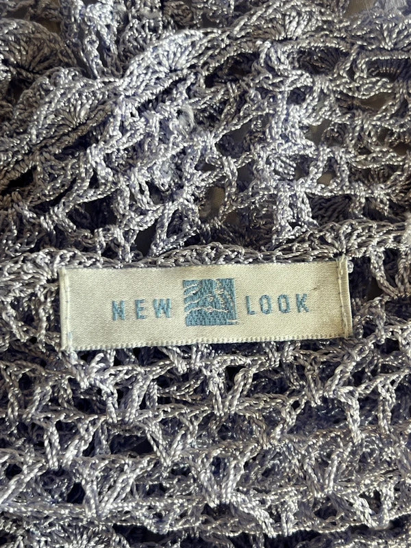 New Look | Size 16 | Light blue crochet cardigan