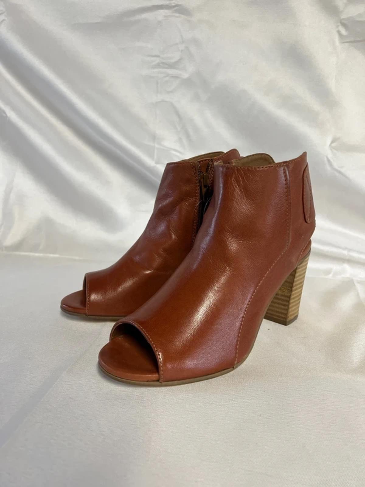 Heavenly Soles | Ladies Ankle Boot | 6 | Tan | Leather