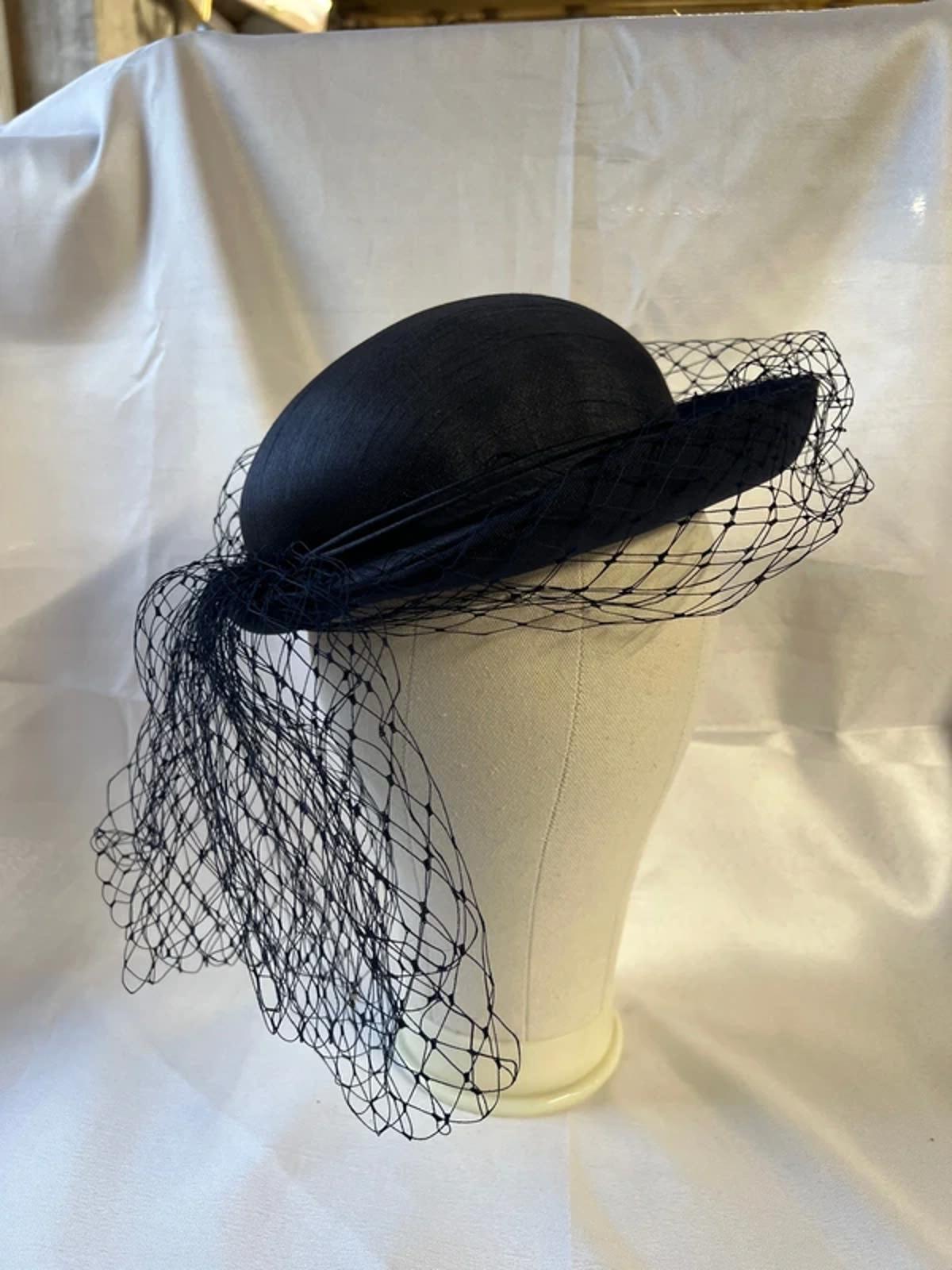 Vintage Navy Fascinator