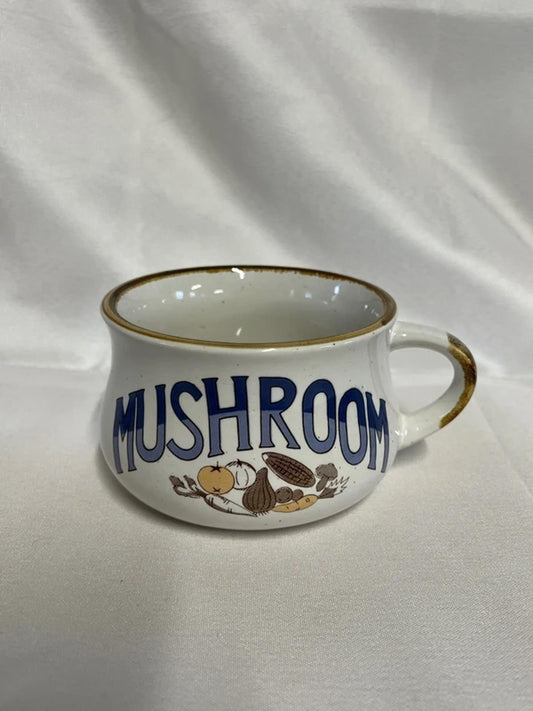 Vintage Mushroom Soup Mug | Good Condition