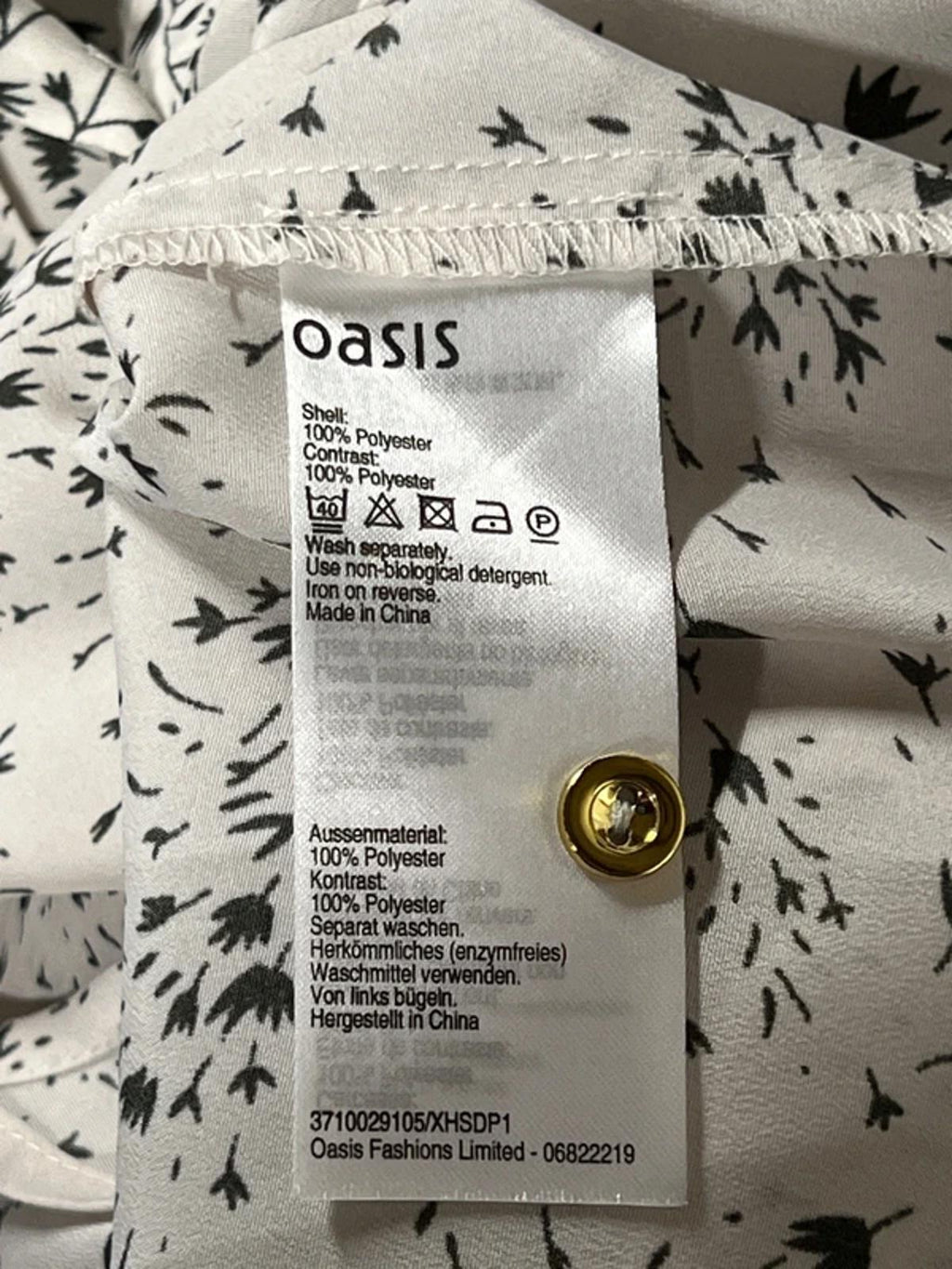 Oasis | 16 | Cropped Blouse | New No Tags