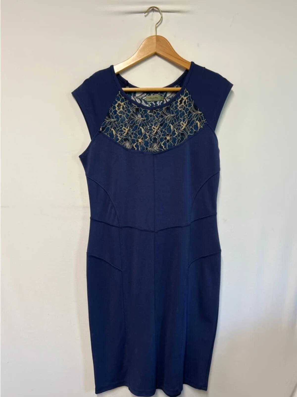 Lily & Me | 12 | Ultramarine Blue Dress | Viscose/Polyester/Elastane