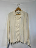 Vintage Talbots | 12 | 100% Silk Cream Blouse |