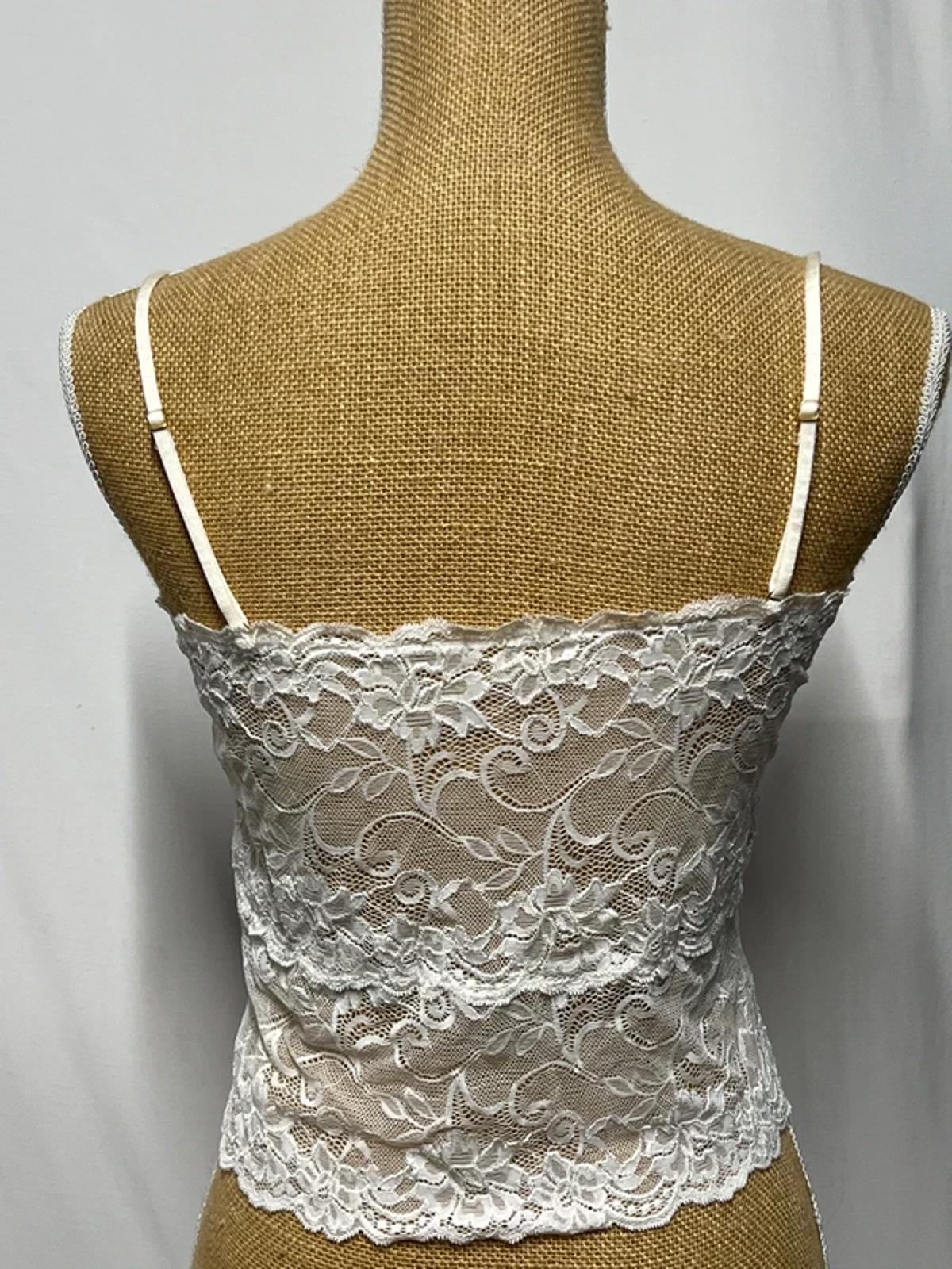 Vintage George | 16 | Ivory Lace Lingerie Top