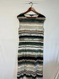 Maine | 14 | Stripes brown/ Khaki dress