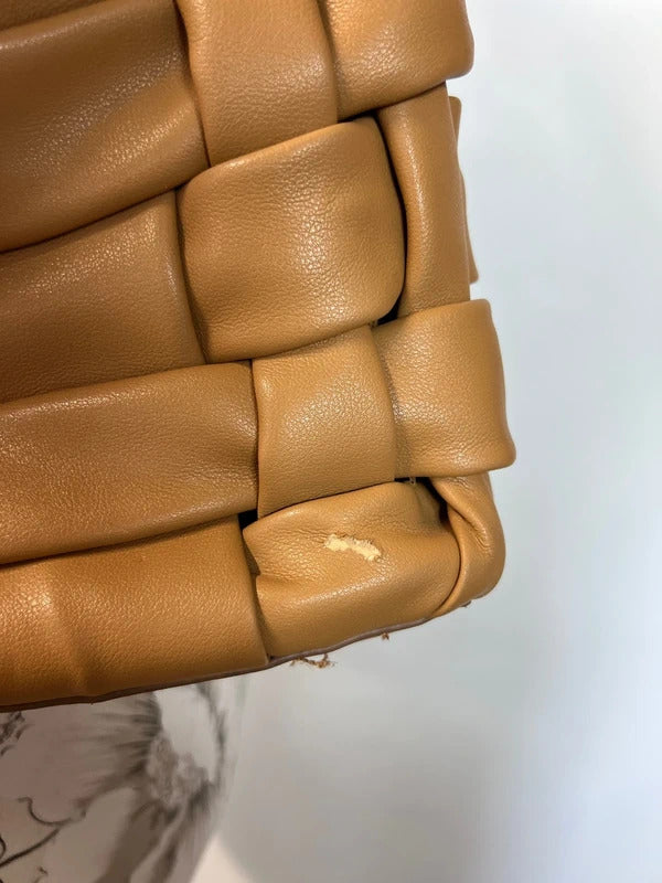 Mango | Tan Woven Faux Leather Handbag | Good