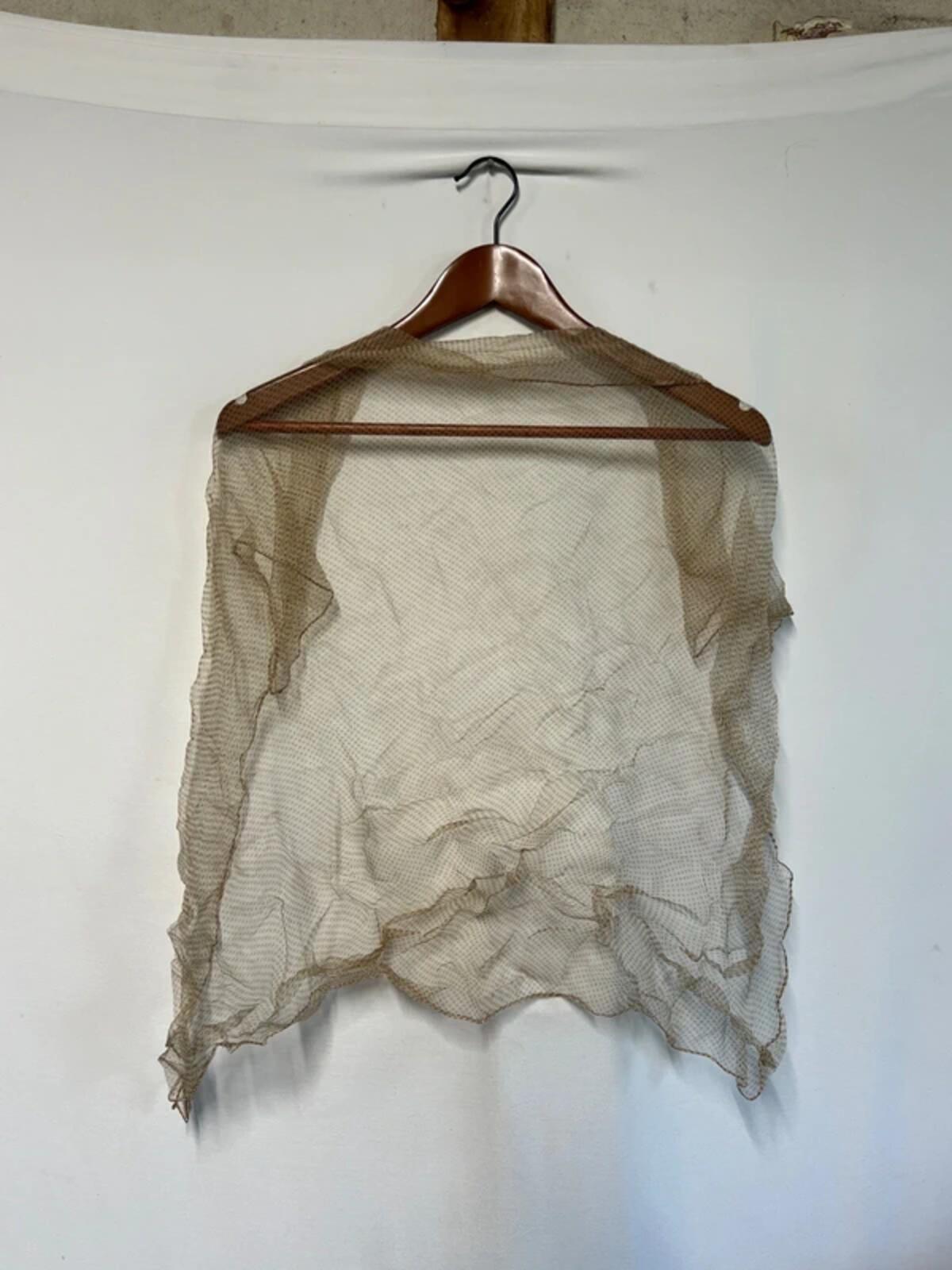 Ladies Vintage-style brown scarf/bandanna