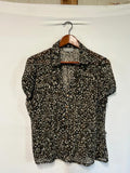 Wallis | 14 | Black/Brown Abstract Shirt
