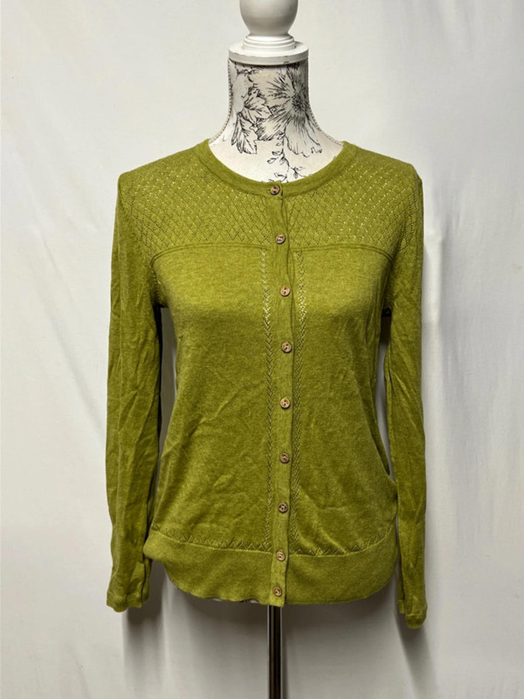 Beacan Cove | 12 | Green Cardigan | Cotton