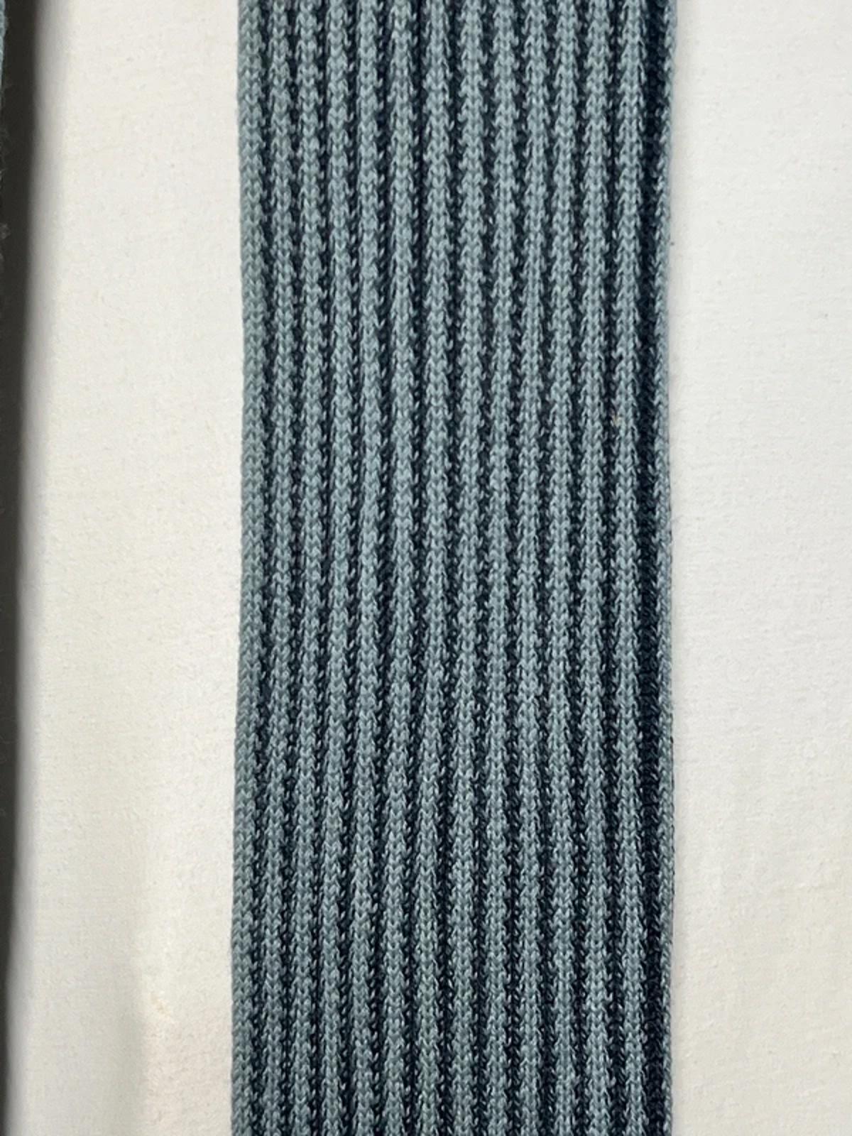 Vintage Caroll Scarf | Navy and Blue Stripes