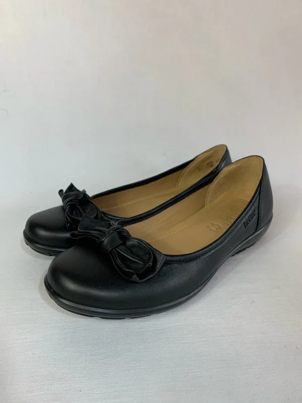 Hotter | Size 6 | Black ballet flats with bows