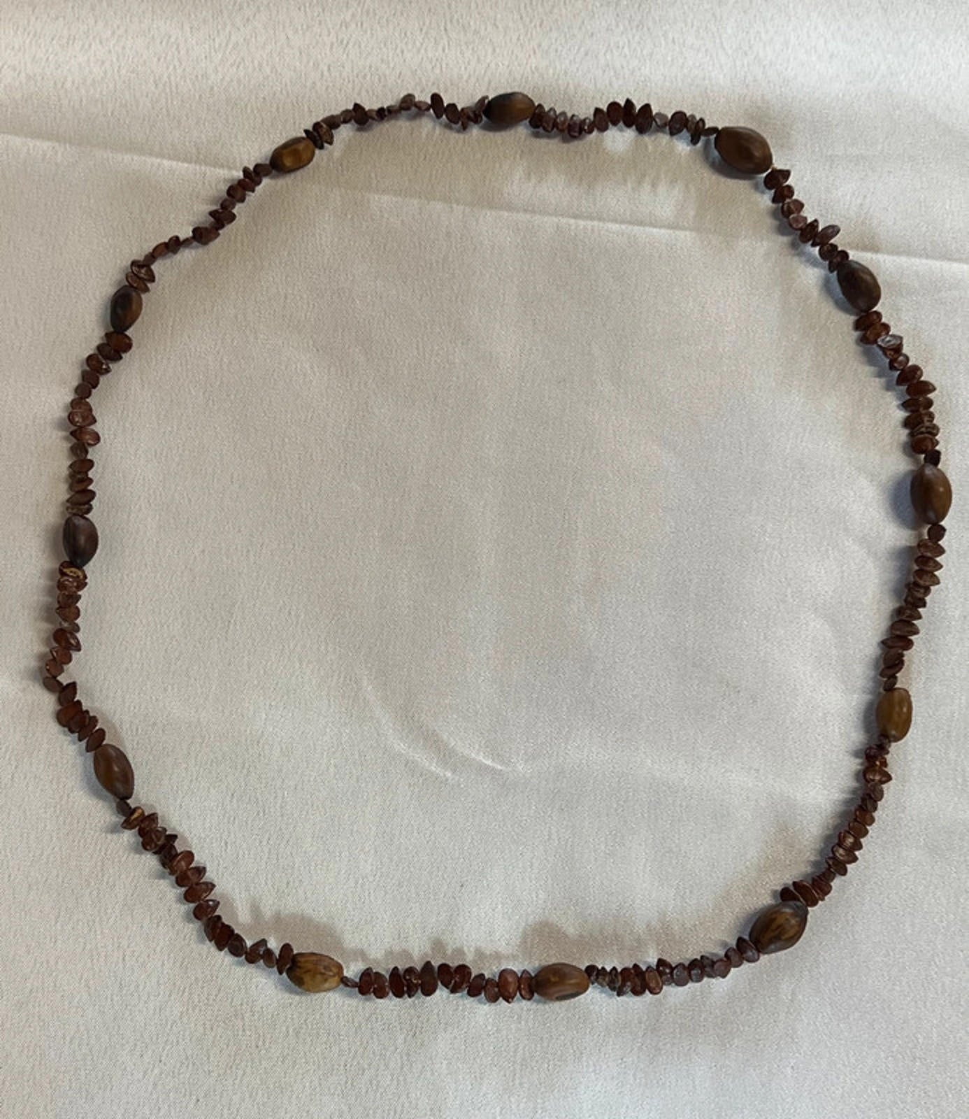 Vintage Necklace | Wooden Beads/Seeds | Good