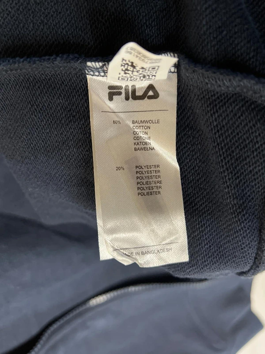 Fila | XS | Zip up Hoodie | Cotton/Polyester Blend
