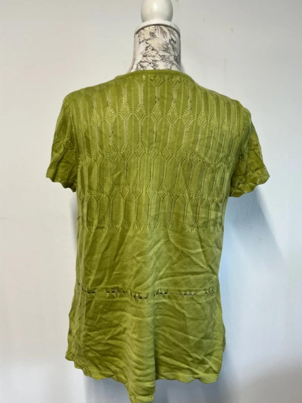 M&Co | M | Pistachio green bolero | Acrylic