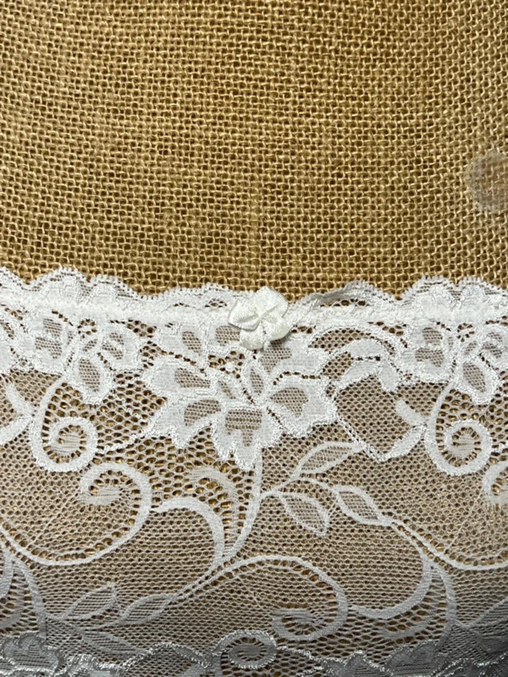 Vintage George | 16 | Ivory Lace Lingerie Top