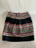 Principles petite | Size 14 | Cotton Rich Black, pink and grey striped miniskirt