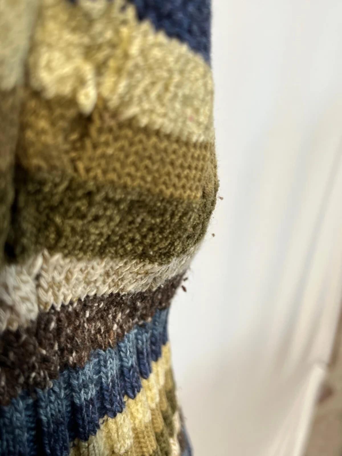 Lizwear | S | Cotton Striped Blue/Beige Bolero