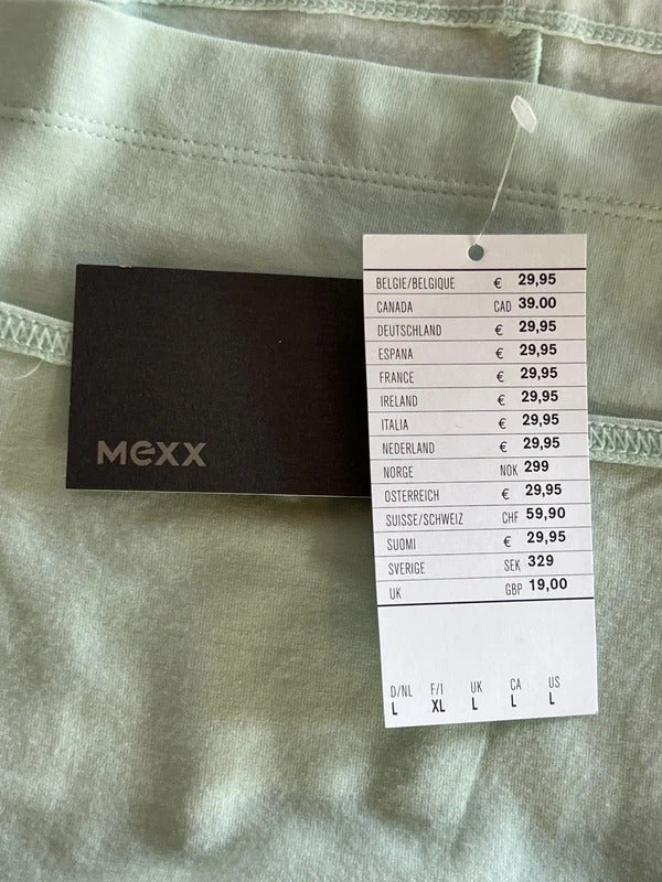 Mexx | Size 16/18 | Y2K Luxurious Ice Blue Lace Cutout Cami |  Brand New
