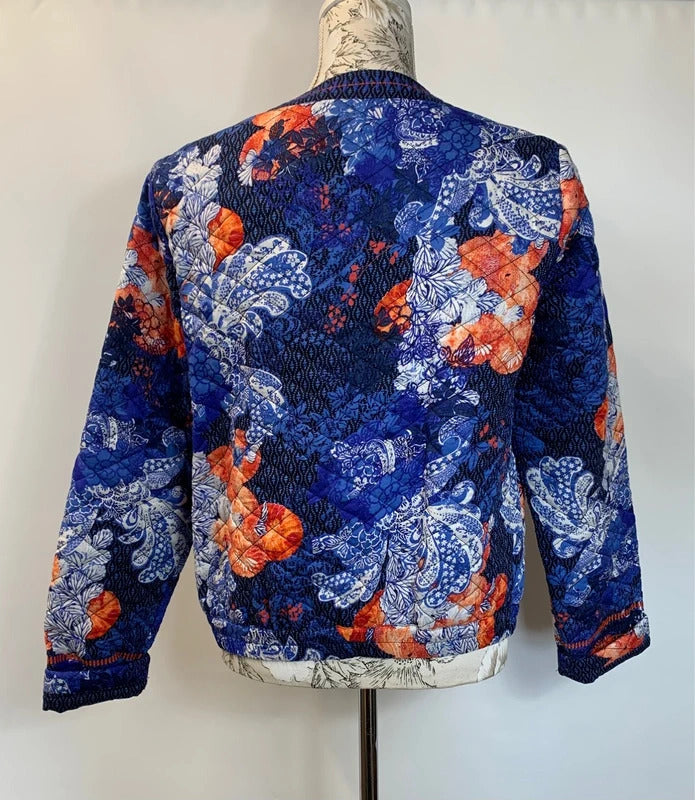 Per Una | 14 | Padded jacket | Multicoloured Eastern Inspired