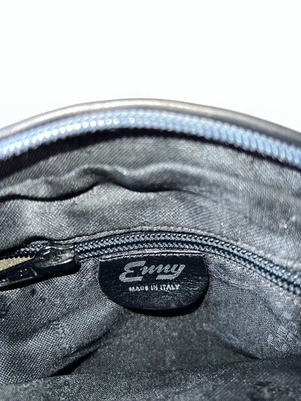 Vintage Enny Shoulderbag | Black Soft Italian Leather Shoulderbag
