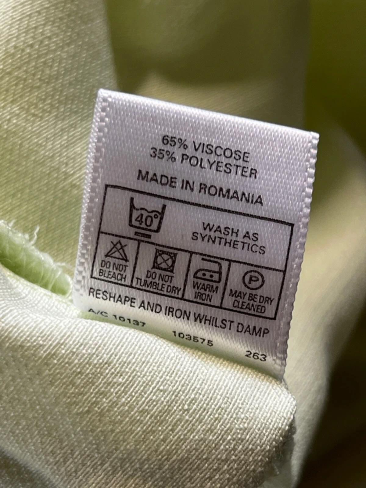 Richards | 14 | Lime/Limoncello Vest Top | Viscose/Polyester