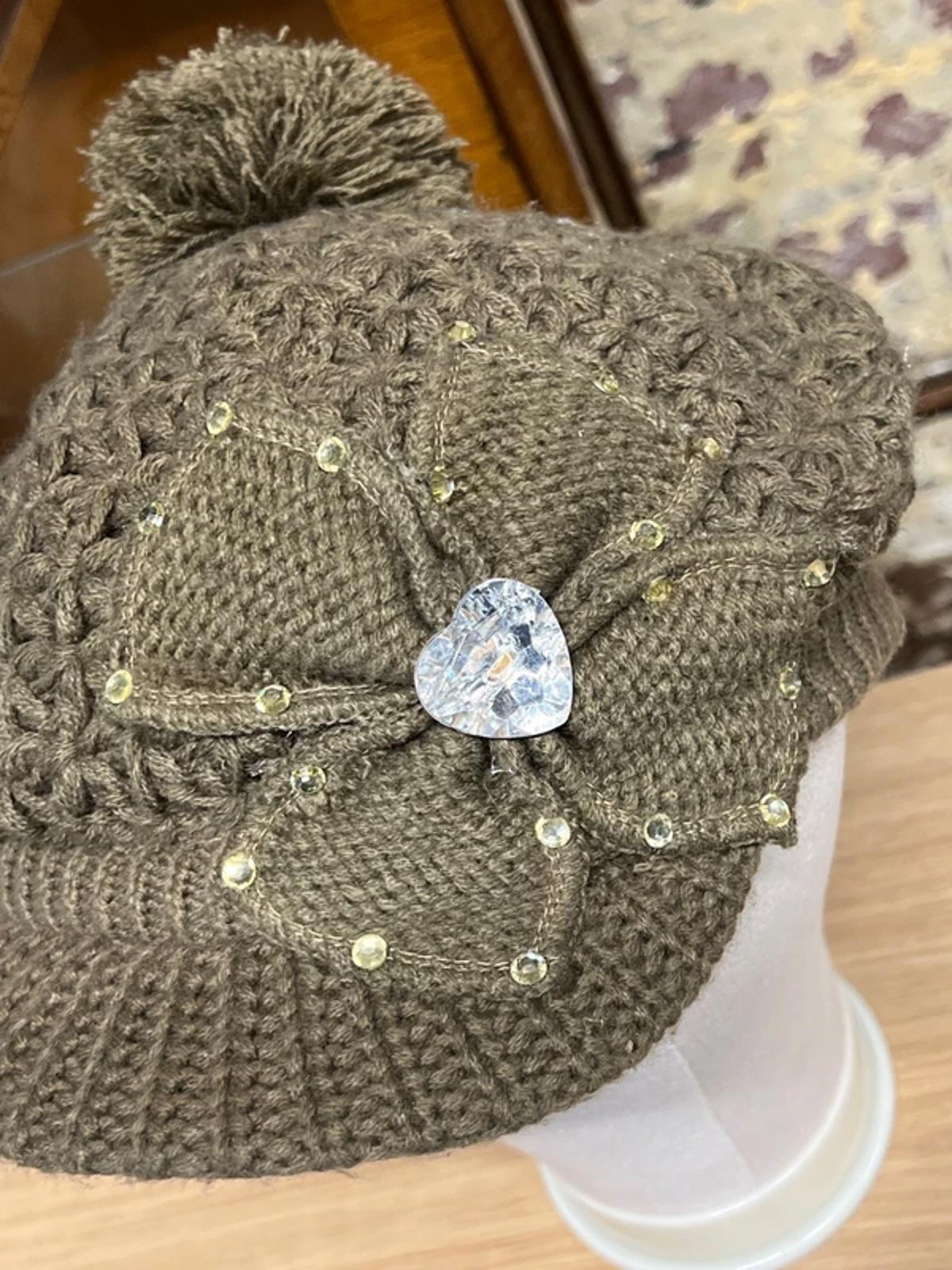 Brown Paper Boy Knitted Hat