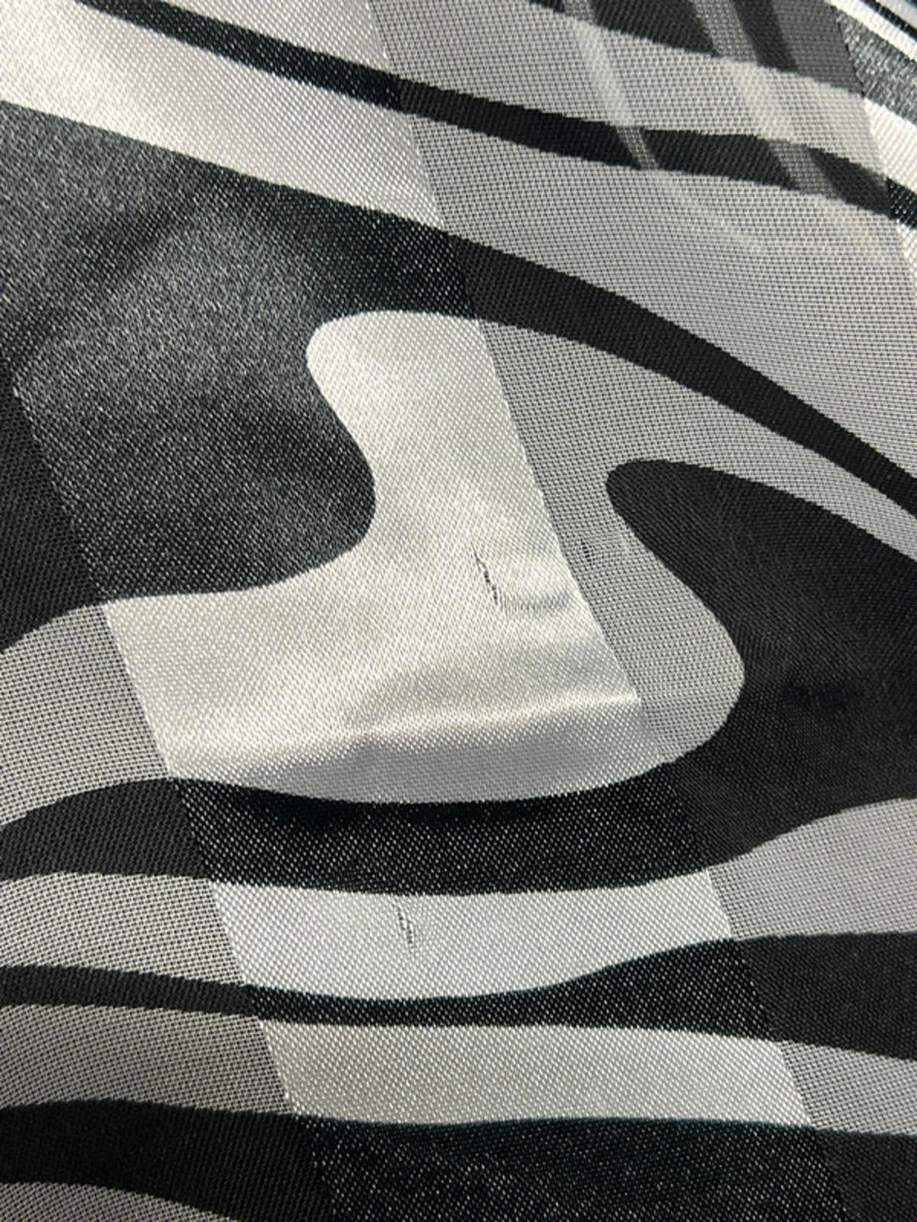 Vintage Zebra Pattern Ladies Scarf