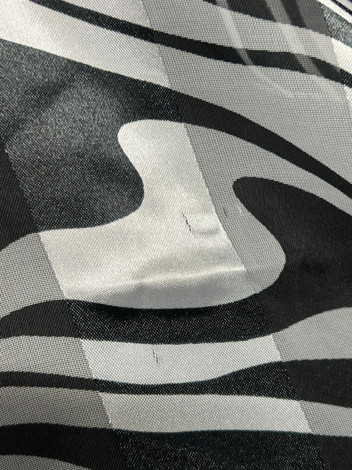 Vintage Zebra Pattern Ladies Scarf