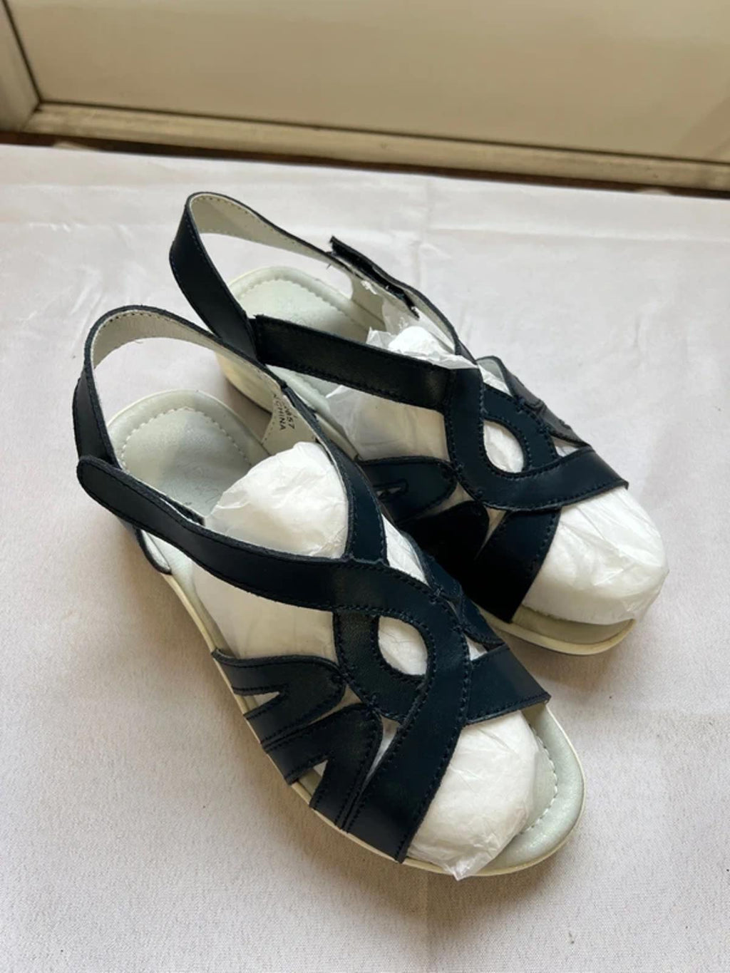 JD Williams | Size 4 | Navy Leather Sandals