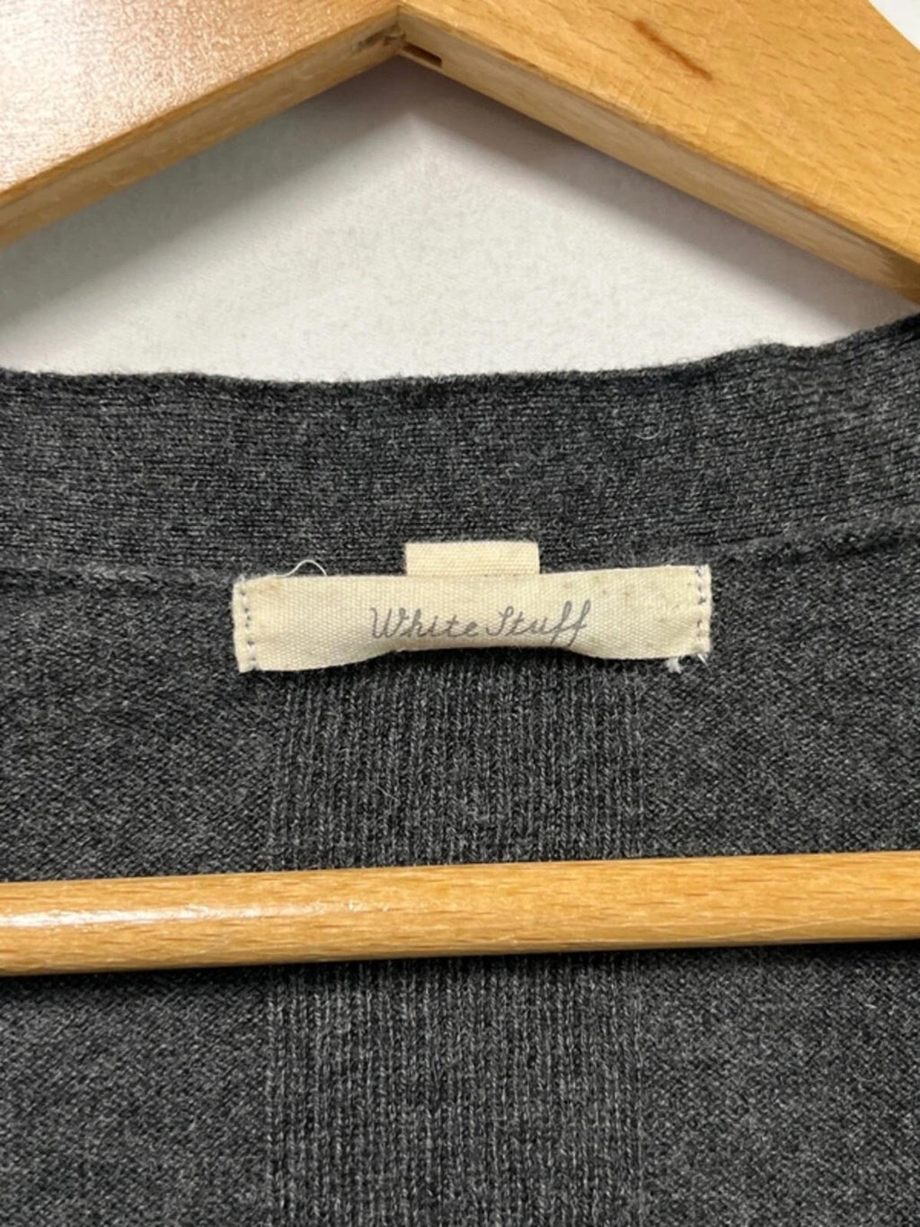 White Stuff | 12 | Grey sweater cardigan long sleeve