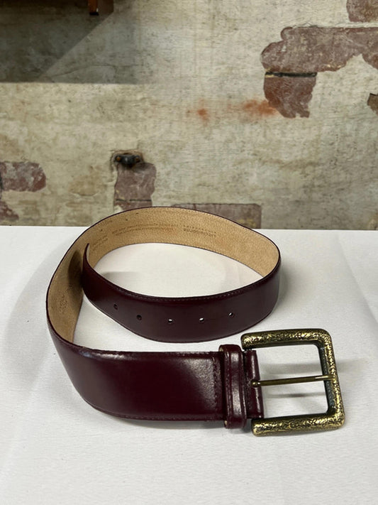 Vintage Liz Claiborne | Maroon 30” brown belt
