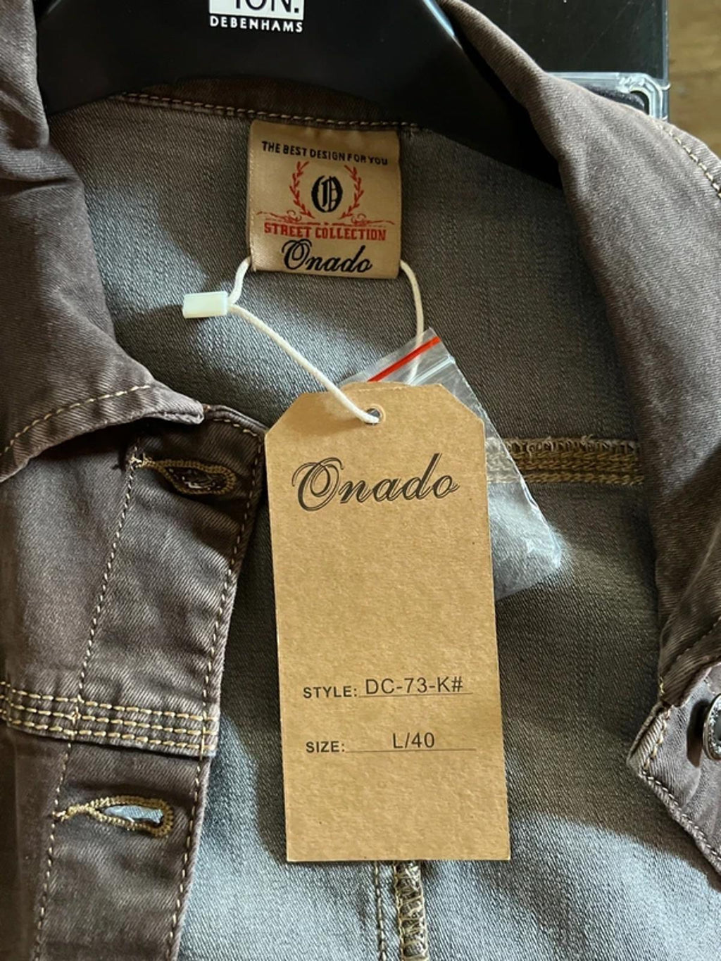 Onado | L | Chocolate brown jacket | Cotton Blend