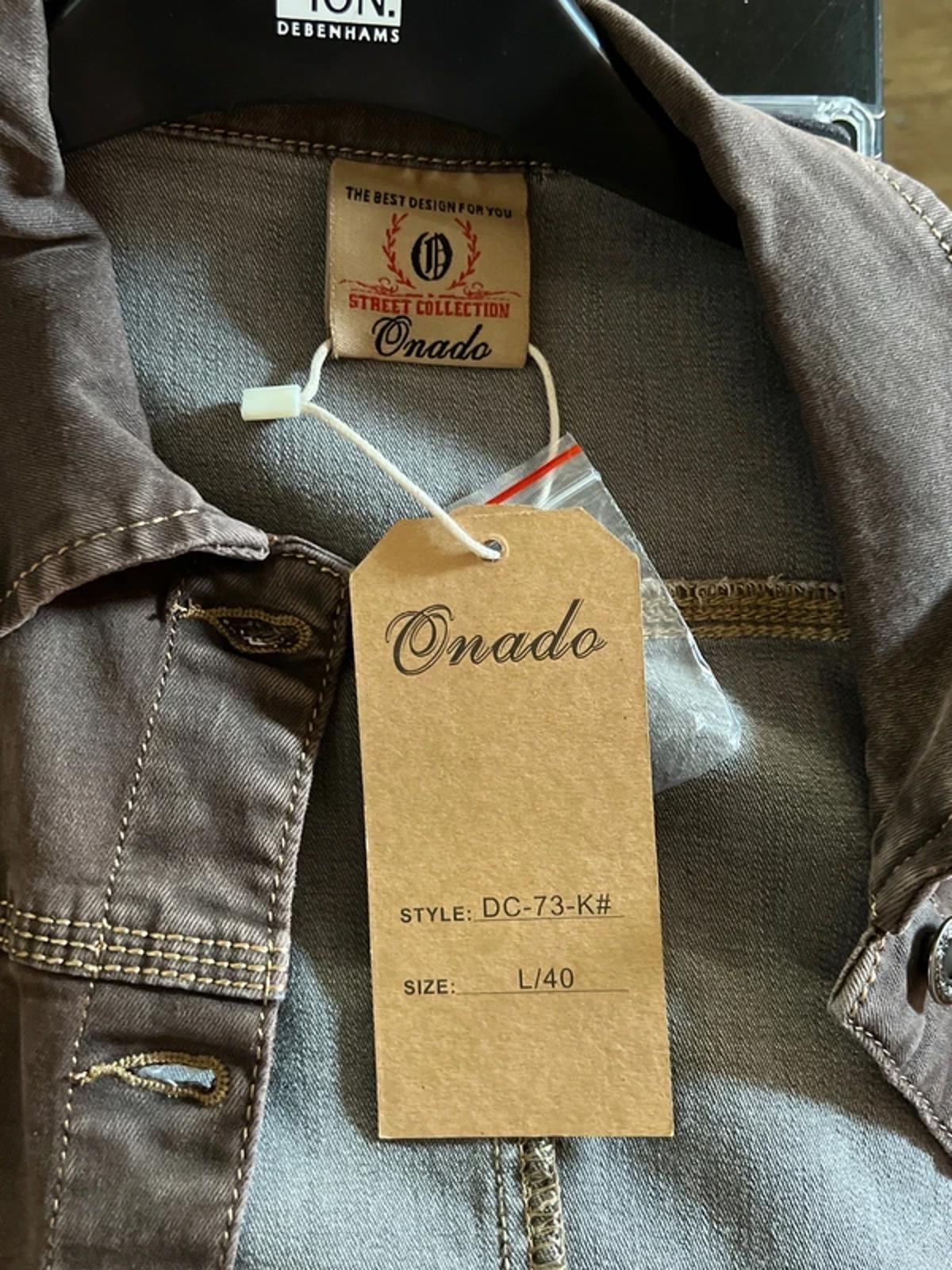 Onado | L | Chocolate brown jacket | Cotton Blend