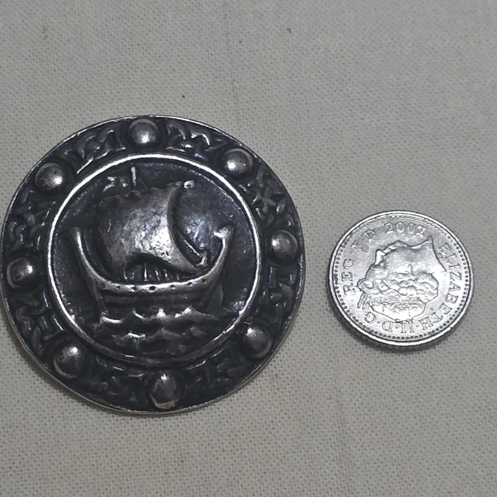 Shipton & Co vintage fully hallmarked sterling silver brooch