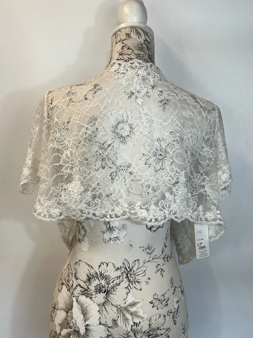 Bianco Evento | Size 38/M | Cream lace bolero