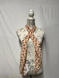 Vintage Cherry Ascot/Scarf/Neckatie