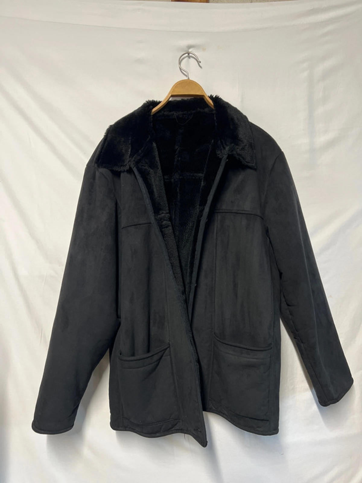 JBC Collection | Black Faux Fur Coat