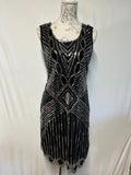 Medium | 1920’s style Cocktail dress with sequins | Very good