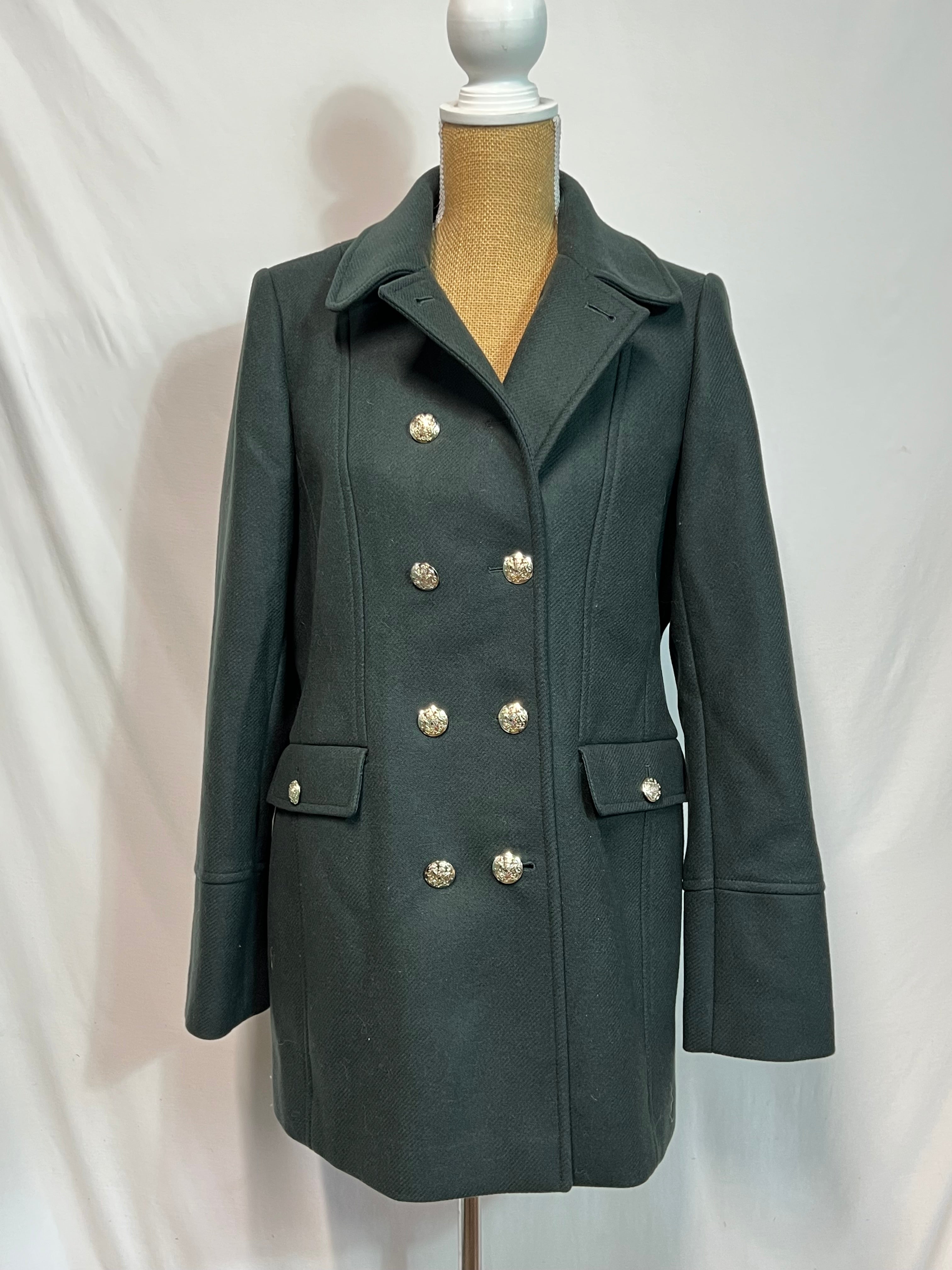 HOBBS | Size 12 | Deep Pine Green Coat | New With Tags